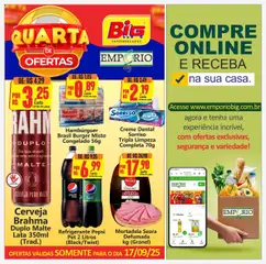 Pré-Visualização do folheto "Ofertas do Dia" da loja Big Supermercados válido a partir de 17/09/2025