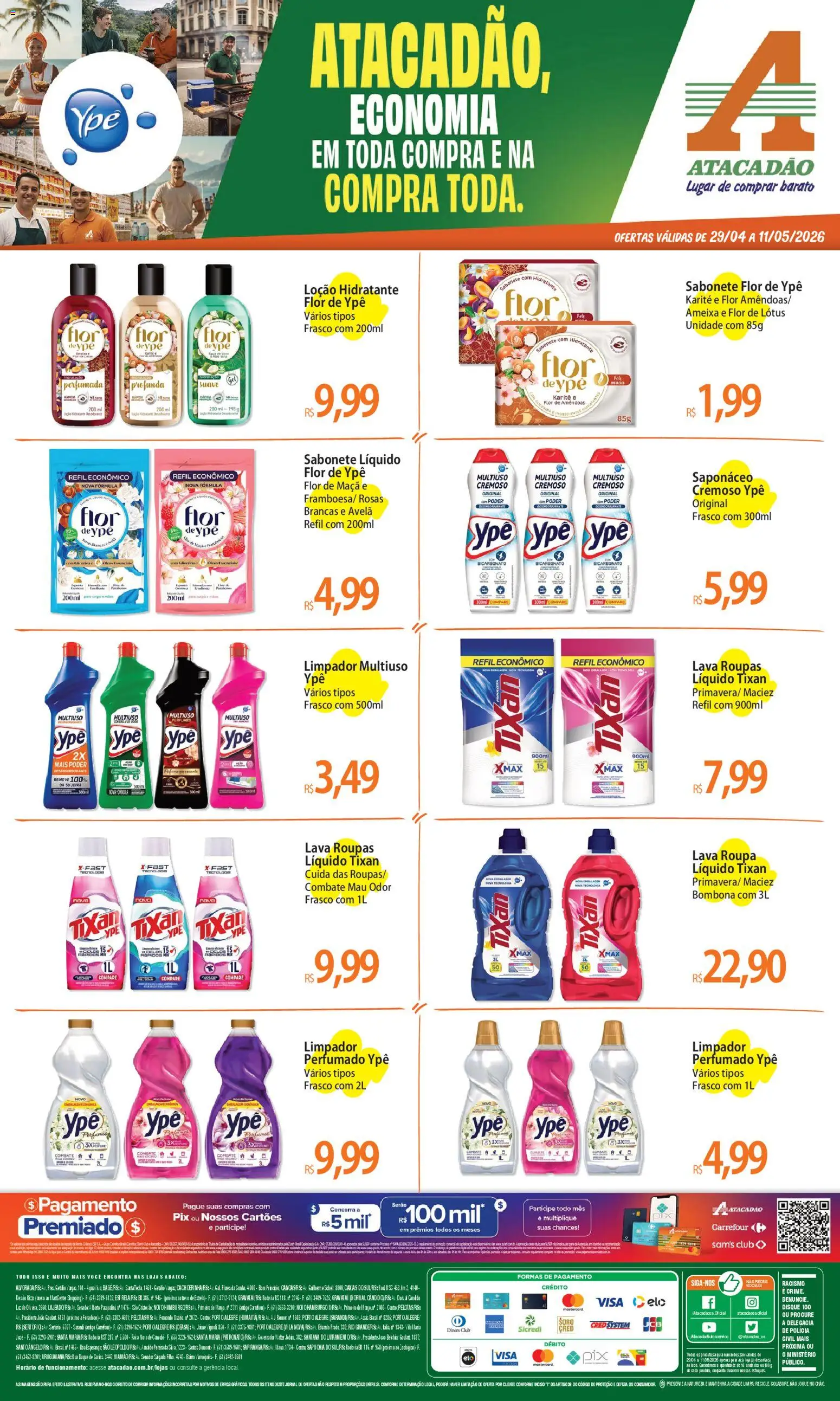 Pré-Visualização do folheto "Atacadão ofertas - RS" da loja Atacadão válido a partir de 29/04/2026