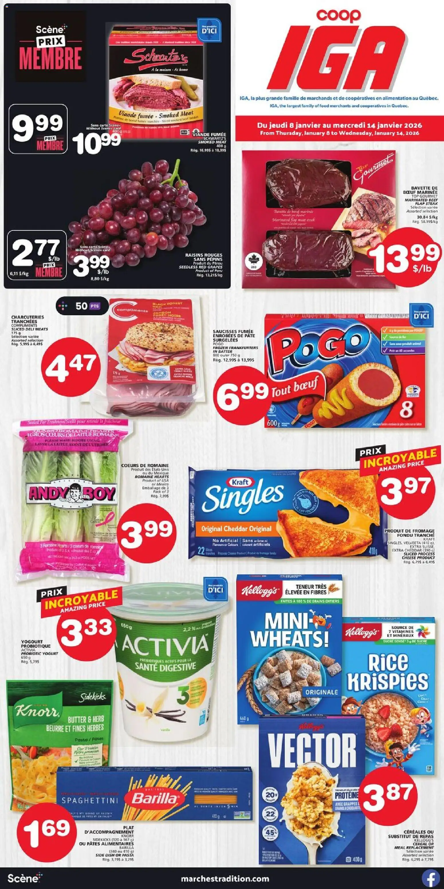 Preview of leaflet Îles de la Madeleine from shop IGA is valid from Jan 08, 2026