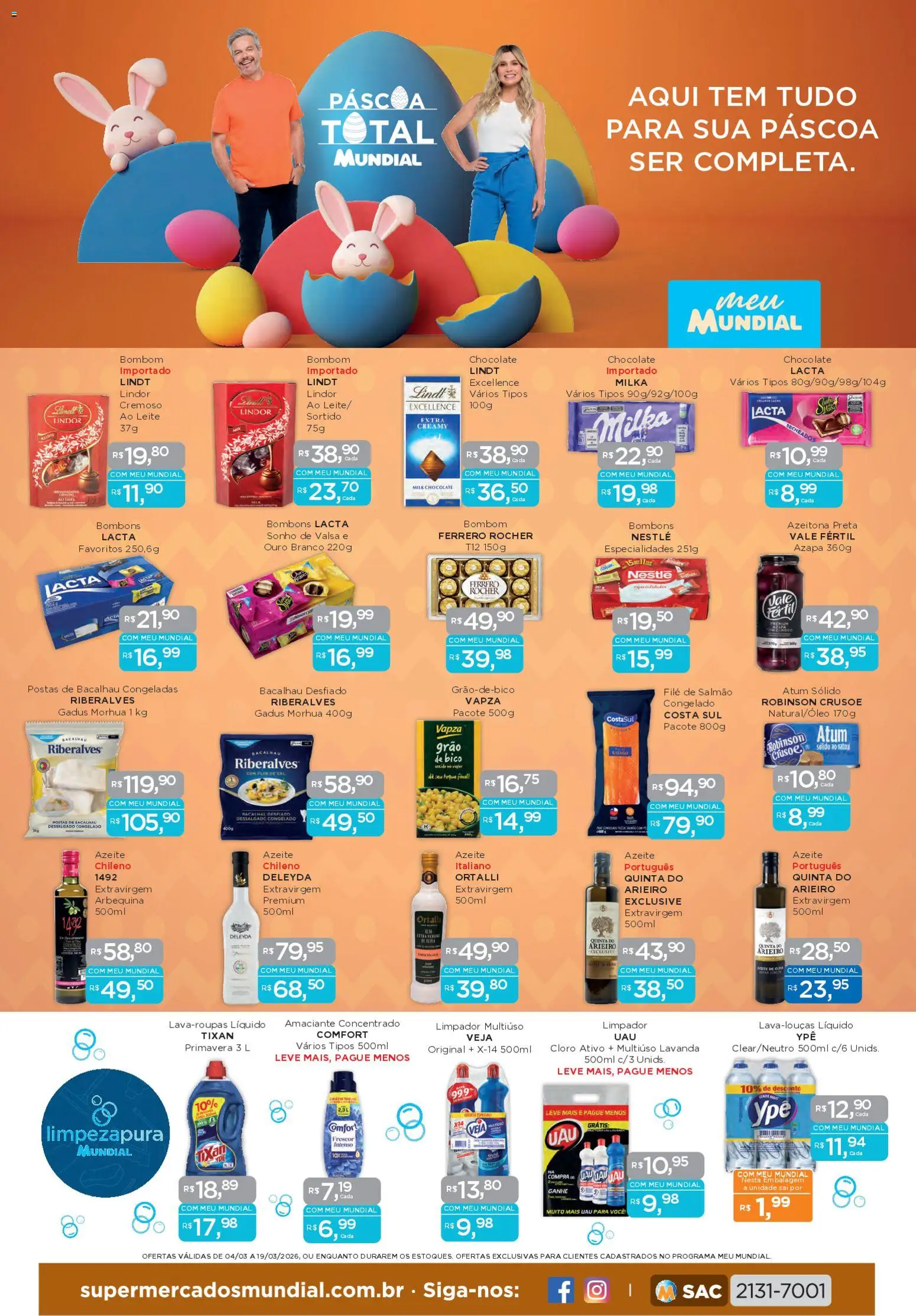 Pré-Visualização do folheto "Mundial ofertas" da loja Mundial válido a partir de 04/03/2026