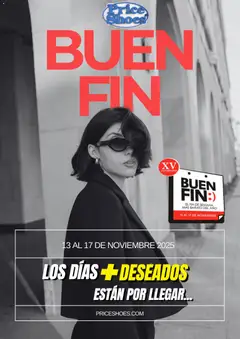 Vista previa las ofertas de la tienda Price Shoes - Buen Fin aviso desde el 04/11/2025 