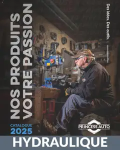 Un aperçu du dépliant Hydraulique du magasin Princess Auto est valide à partir 16 avr. 2025