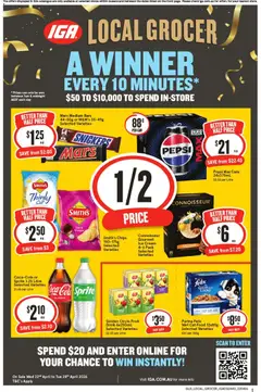 Preview of catalogue IGA Local Grocer QLD from shop IGA valid 22/04/2026