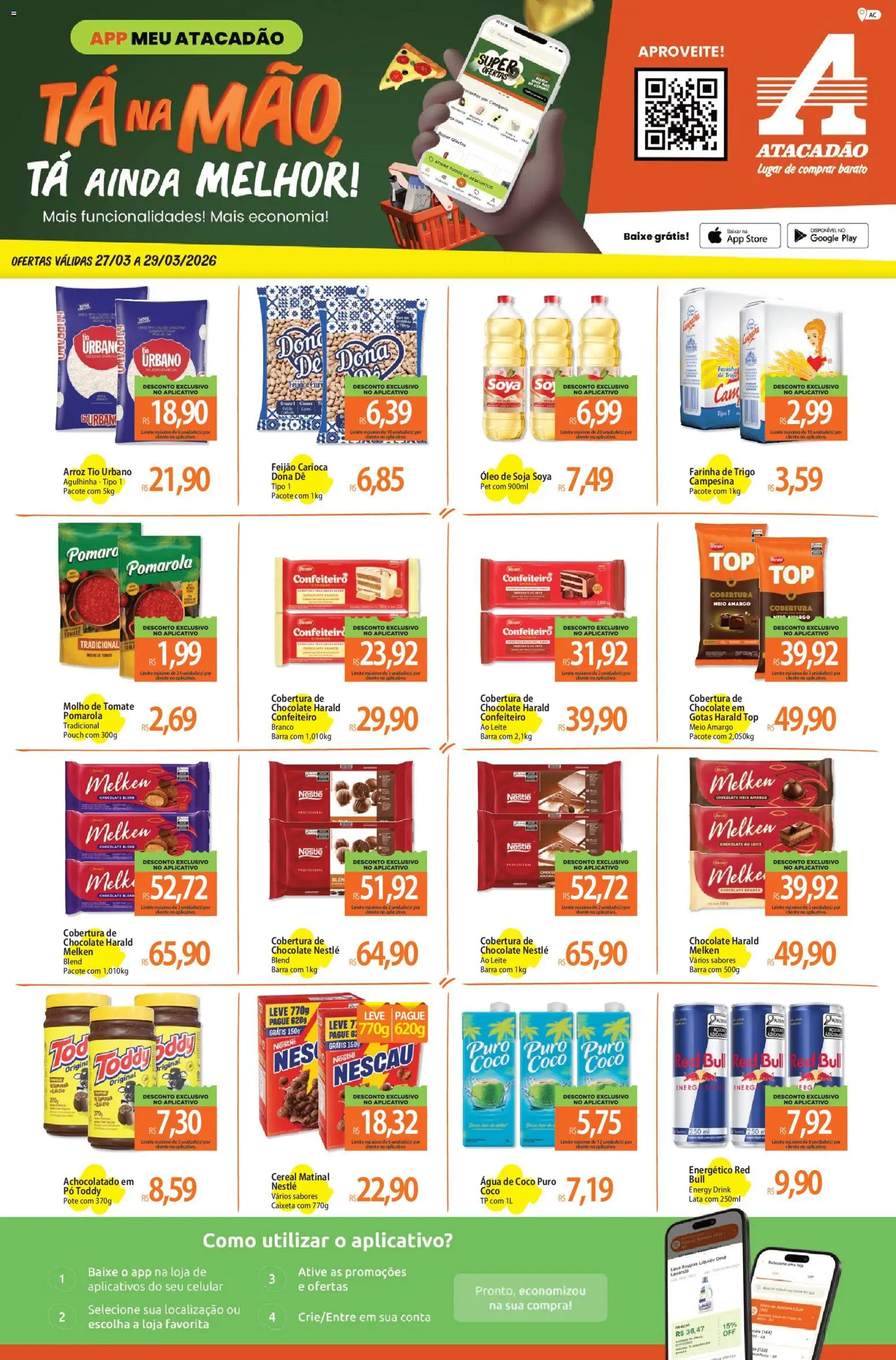 Pré-Visualização do folheto "Atacadão ofertas - AC" da loja Atacadão válido a partir de 27/03/2026