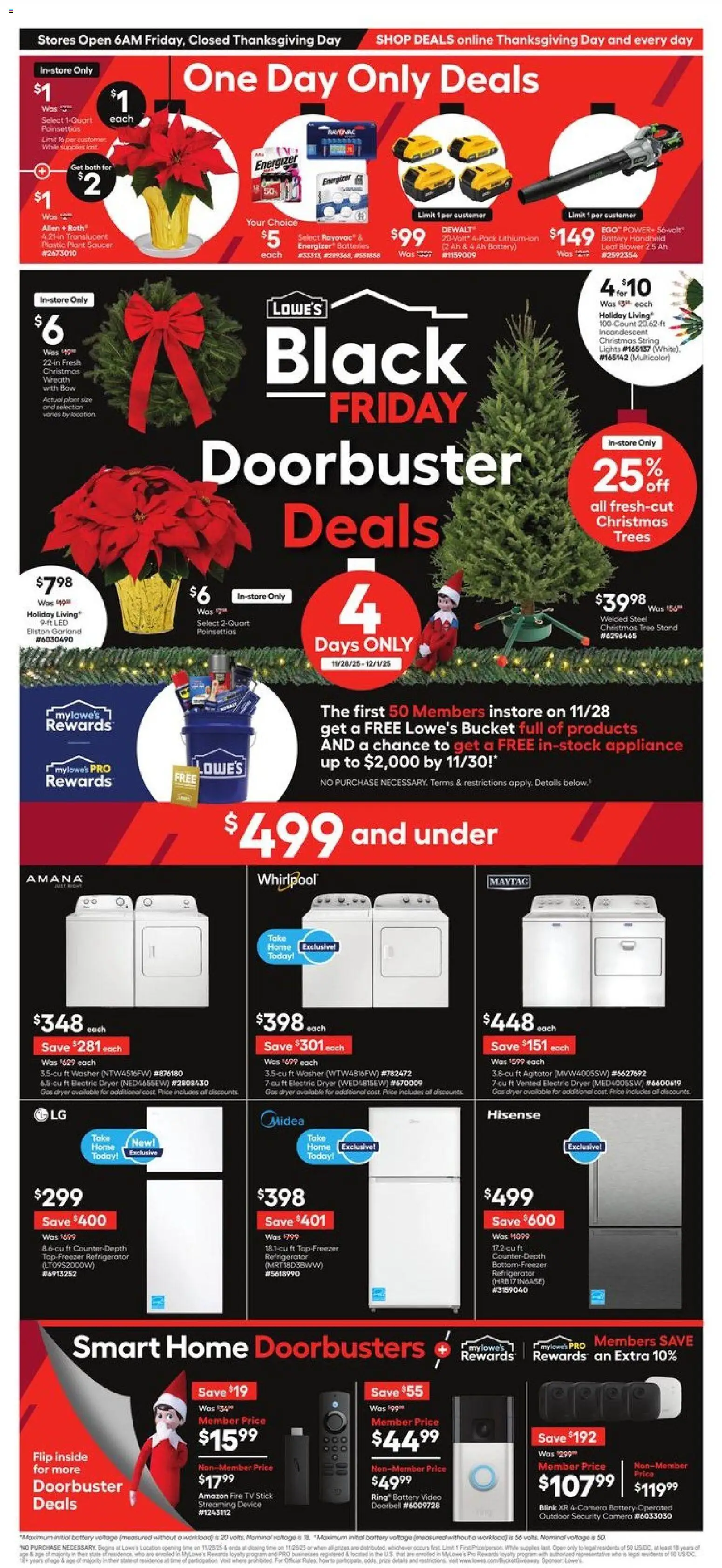 Ad Preview of Lowe's Black Friday from 11/27/2025