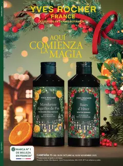 Vista previa las ofertas de la tienda Yves Rocher - Campaña 15 2025 desde el 28/10/2025 