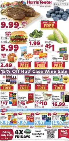 Ad Preview of Harris Teeter Weekly Ad - SC from 07/09/2025