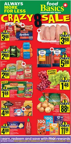 Un aperçu du dépliant Kanata du magasin Food Basics est valide à partir 23 oct. 2025
