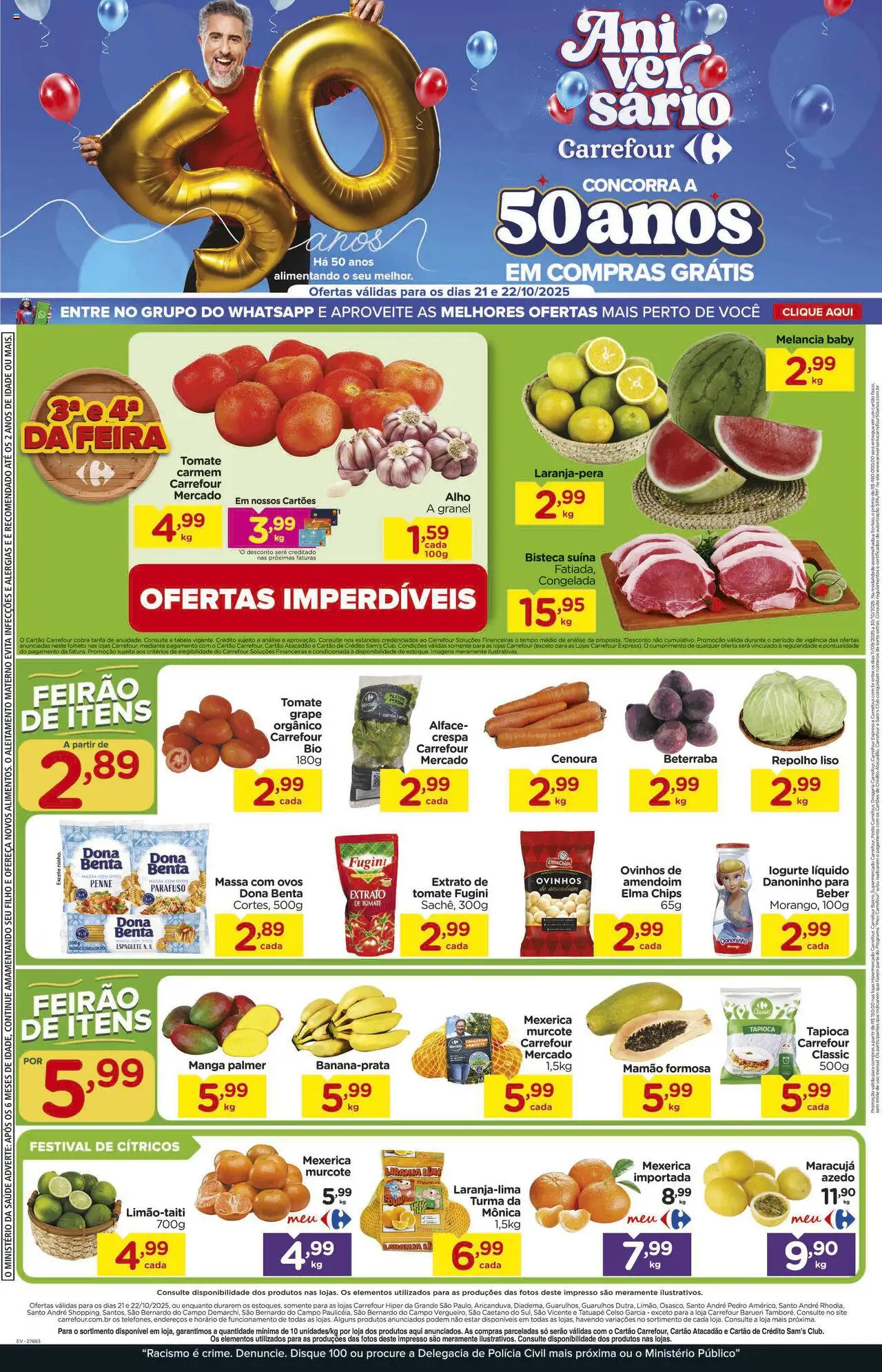 Carrefour folheto "Ofertas Feira" válido a partir de 21/10/2025 - número de página 1