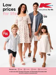 Preview of catalogue Summer from shop Kmart valid 12/11/2025