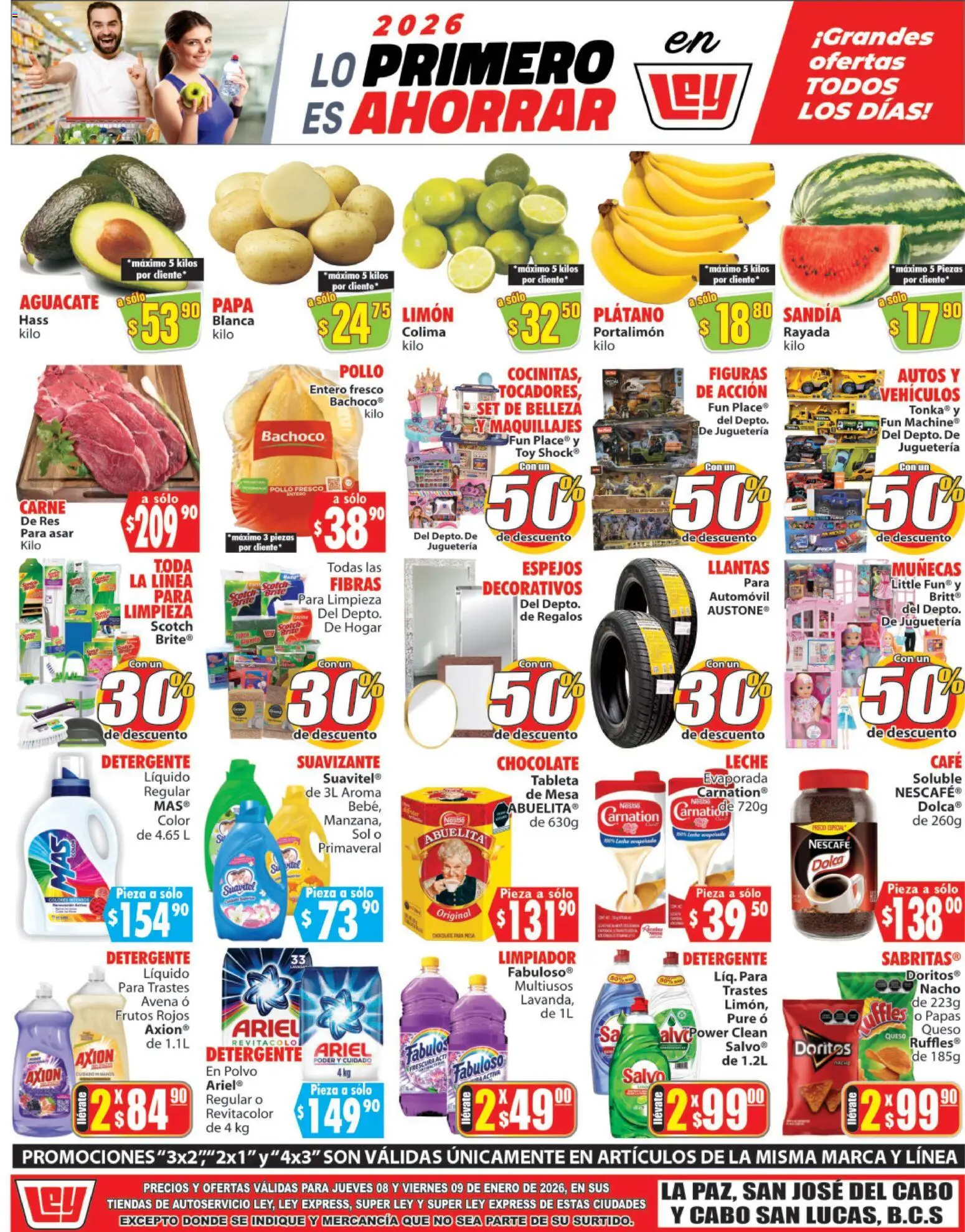 Vista previa las ofertas de la tienda Casa Ley - Folleto Autoservicio desde el 08/01/2026 