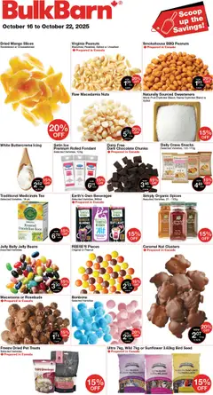 Un aperçu du dépliant Weekly Flyer du magasin Bulk Barn est valide à partir 16 oct. 2025