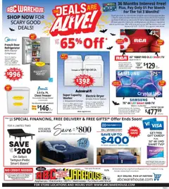 Ad Preview of ABC Warehouse Weekly Ad from 10/19/2025