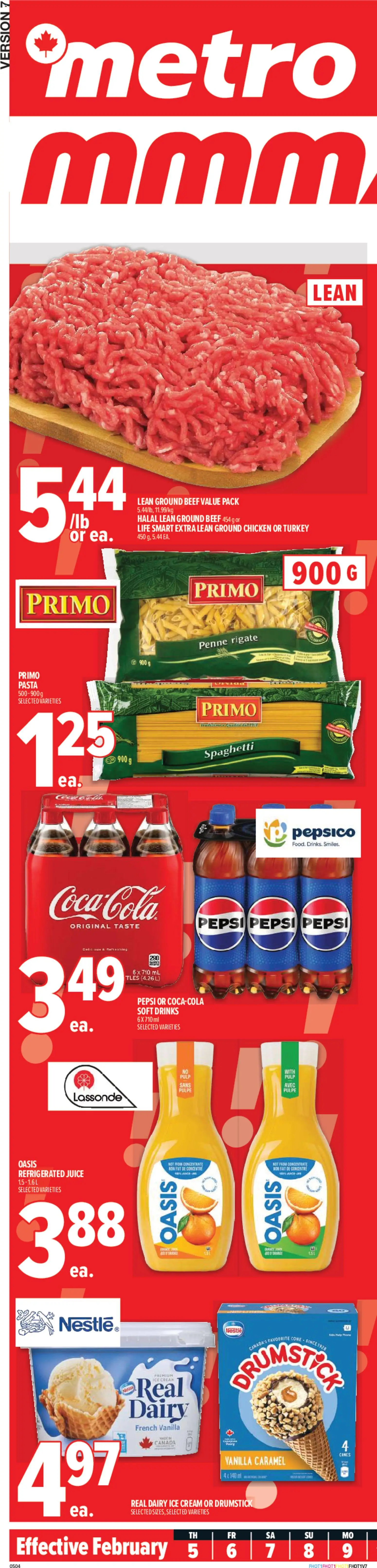 Preview of leaflet Québec from shop Metro is valid from Feb 05, 2026