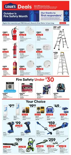 Ad Preview of Lowe's Weekly Ad from 10/02/2025