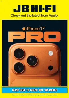 Preview of catalogue Check out the latest from Apple. from shop JB Hi-Fi valid 16 Sept 2025