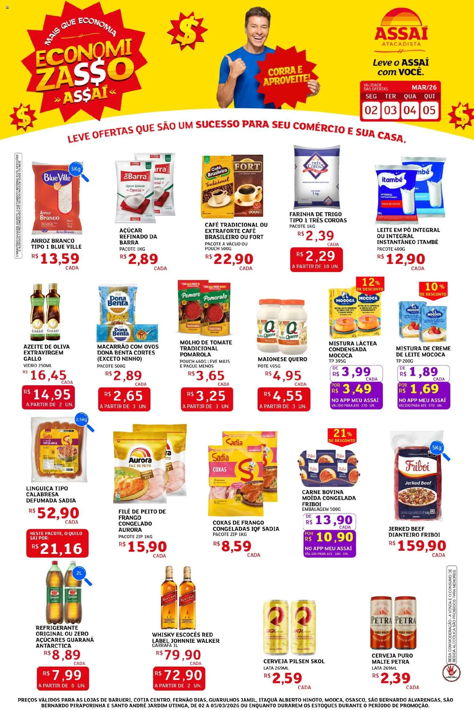 Pré-Visualização do folheto "Assaí Atacadista ofertas - SP" da loja Assaí Atacadista válido a partir de 02/03/2026