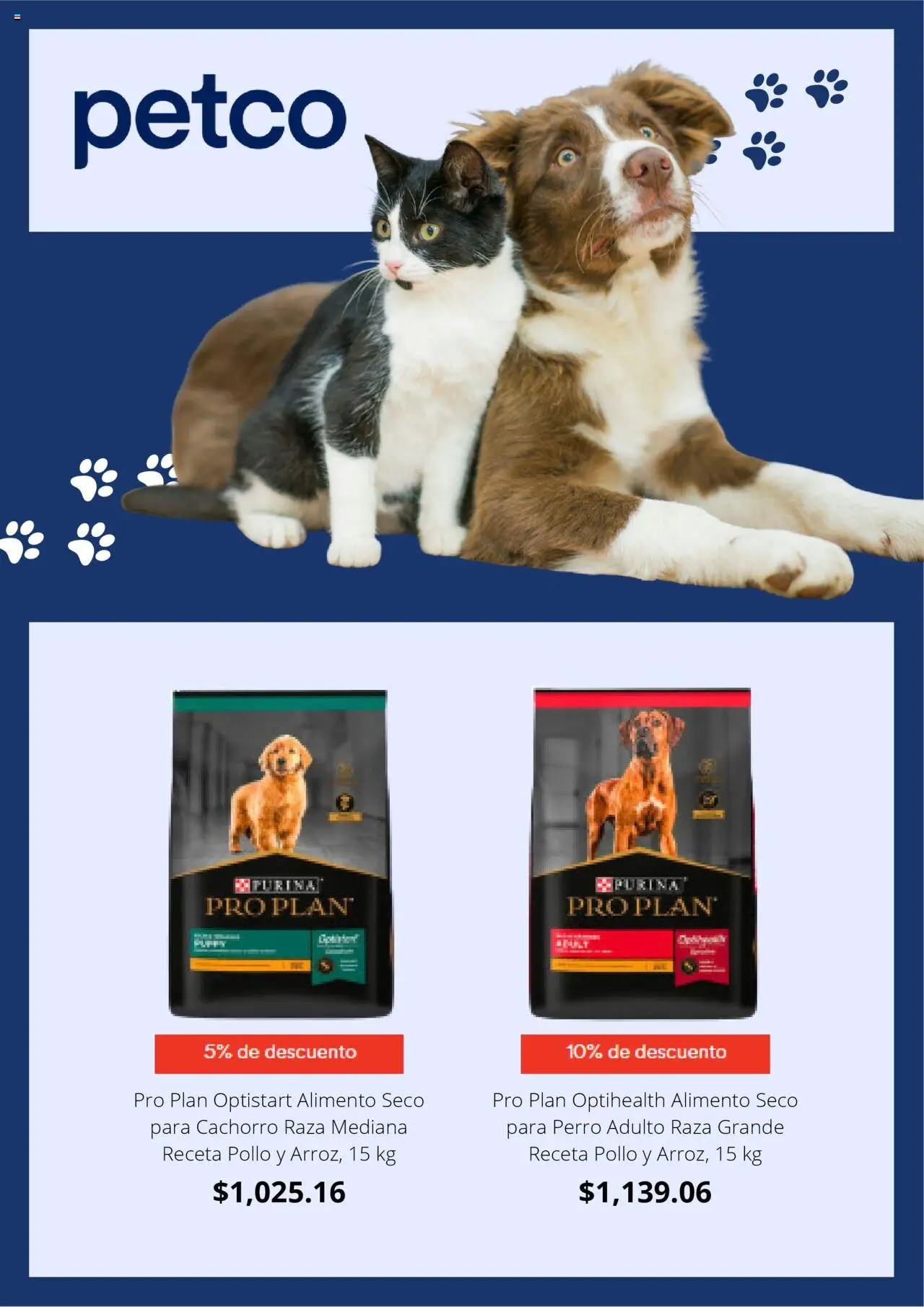 Catálogo PetCo y sus promociones válidas desde el 18/07/2025 - Número de página 1