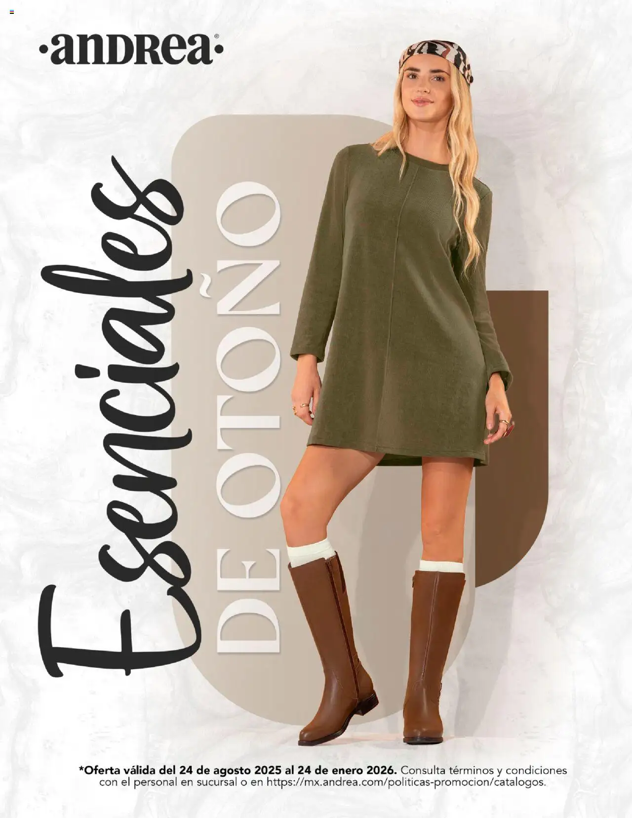 Catálogo Esenciales de Otoño Andrea y sus promociones válidas desde el 24/08/2025 - Número de página 1