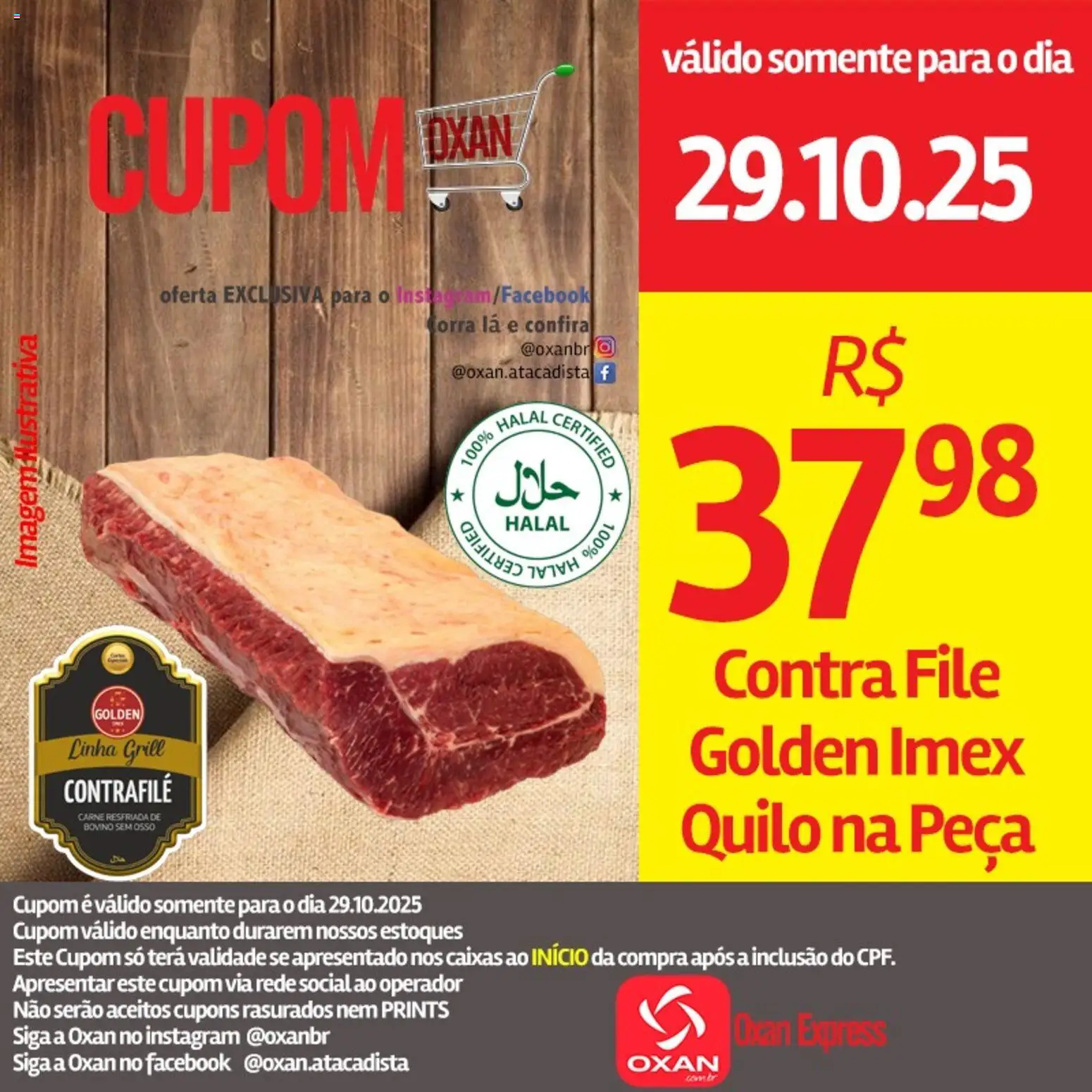 Pré-Visualização do folheto "Ofertas da semana" da loja Oxan Atacadista válido a partir de 29/10/2025