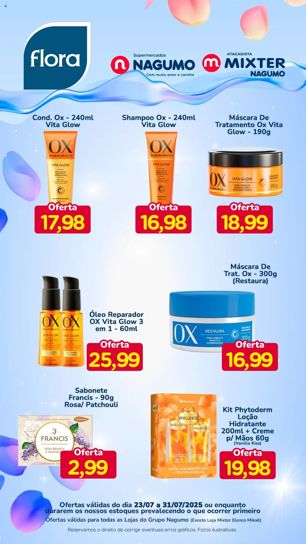 Nagumo folheto "Ofertas Flora" válido a partir de 23/07/2025 - número de página 1