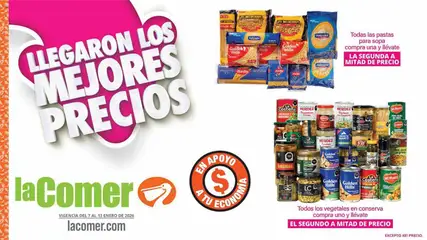 Vista previa las ofertas de la tienda La Comer - Folleto desde el 07/01/2026 