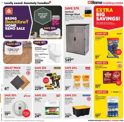 Preview of leaflet Weekly Flyer - NL from shop Home Hardware is valid from Sep 25, 2025