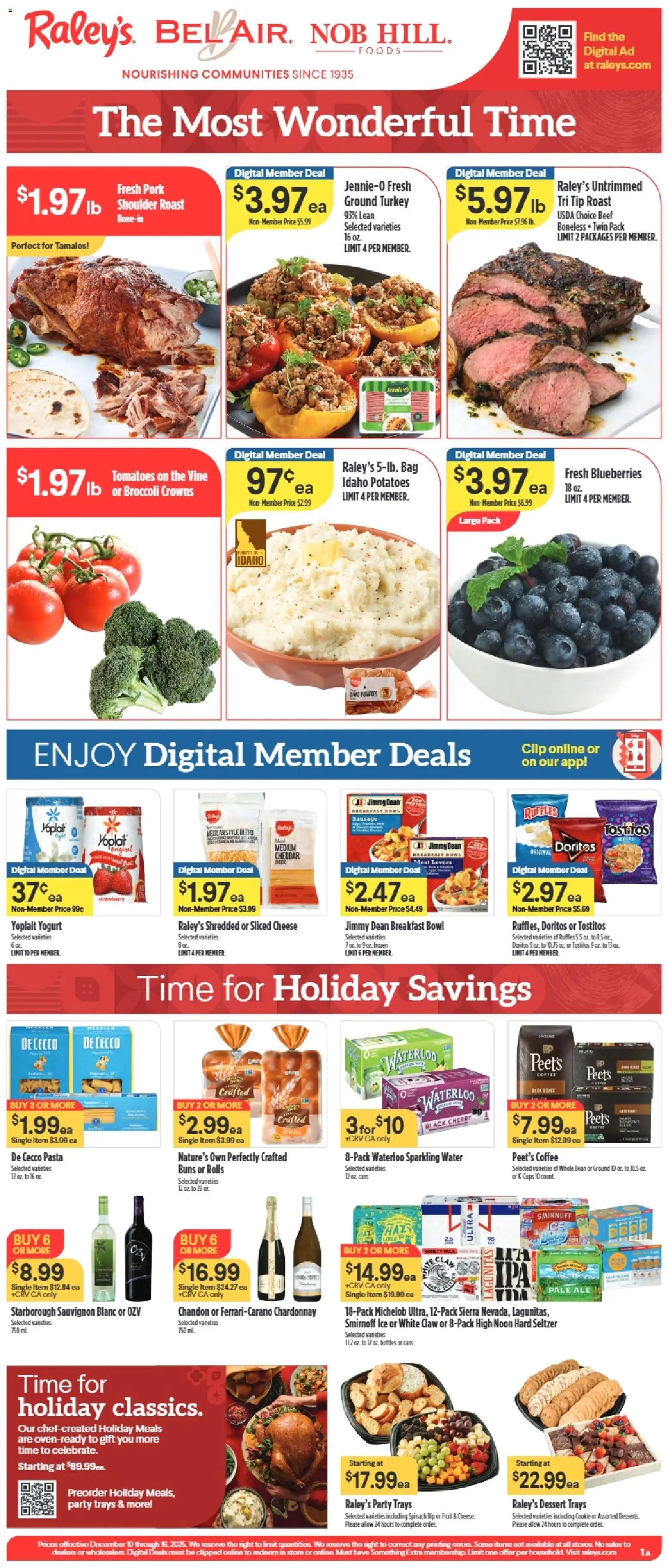 Ad Preview of Raley's Weekly Ad from 12/10/2025