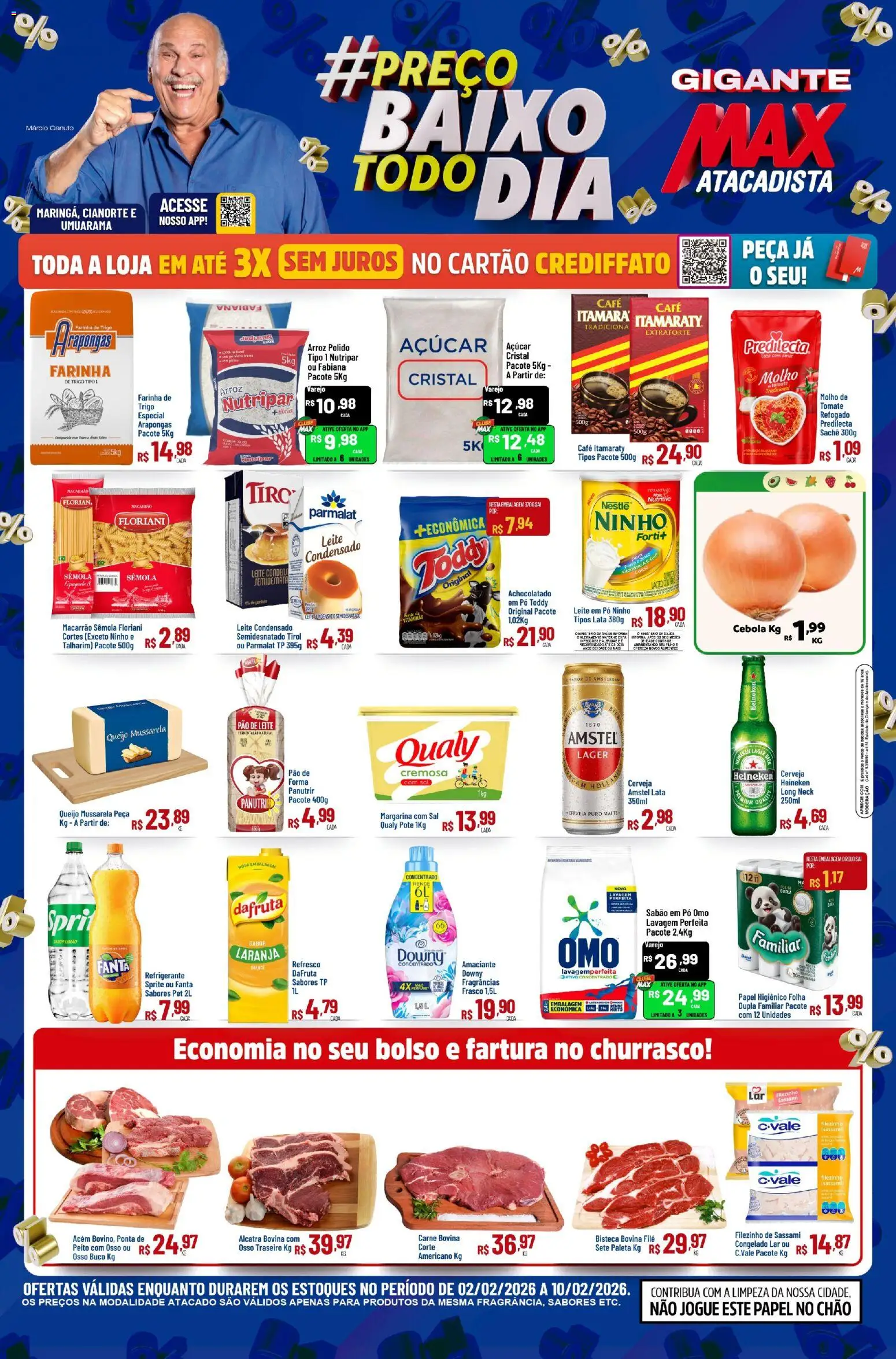 Pré-Visualização do folheto "Ofertas da semana" da loja Max Atacadista válido a partir de 02/02/2026
