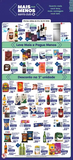 Pré-Visualização do folheto "Ofertas da semana" da loja Sam's Club válido a partir de 22/01/2026