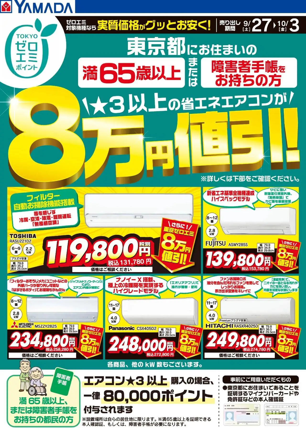 ヤマダ 電機ショッ東京ゼロエミポイントのお知らせプは 2025/09/27から有効 - ページ番号 1