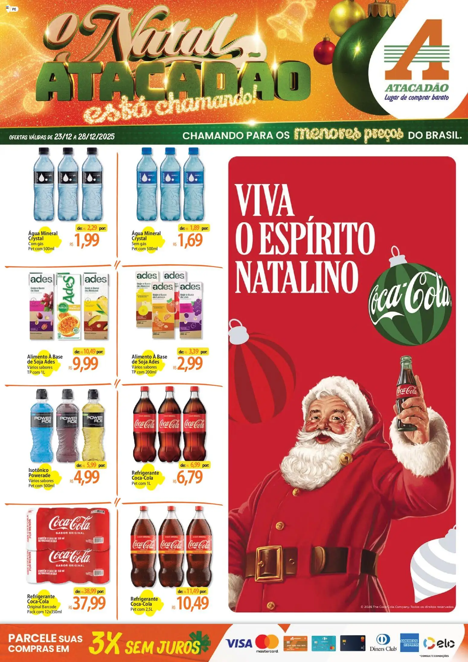 Pré-Visualização do folheto "Ofertas - PE" da loja Atacadão válido a partir de 23/12/2025