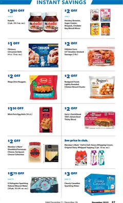 Ad Preview of Sam's Club Instant Savings Book December from 12/03/2025 | Page: 27