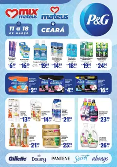 Pré-Visualização do folheto "Mateus ofertas Exclusivo P&G" da loja Mateus válido a partir de 11/03/2026