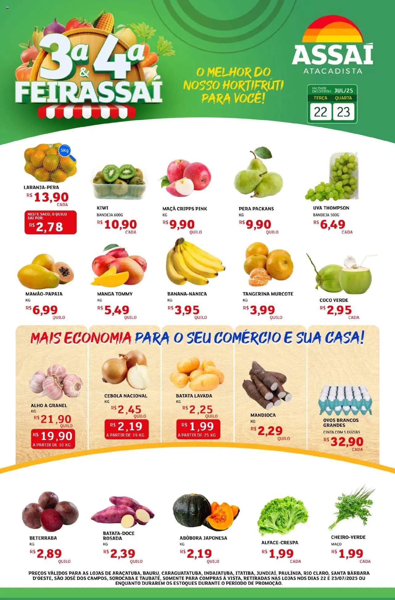 Assaí Atacadista folheto "Encarte - SP" válido a partir de 22/07/2025 - número de página 1