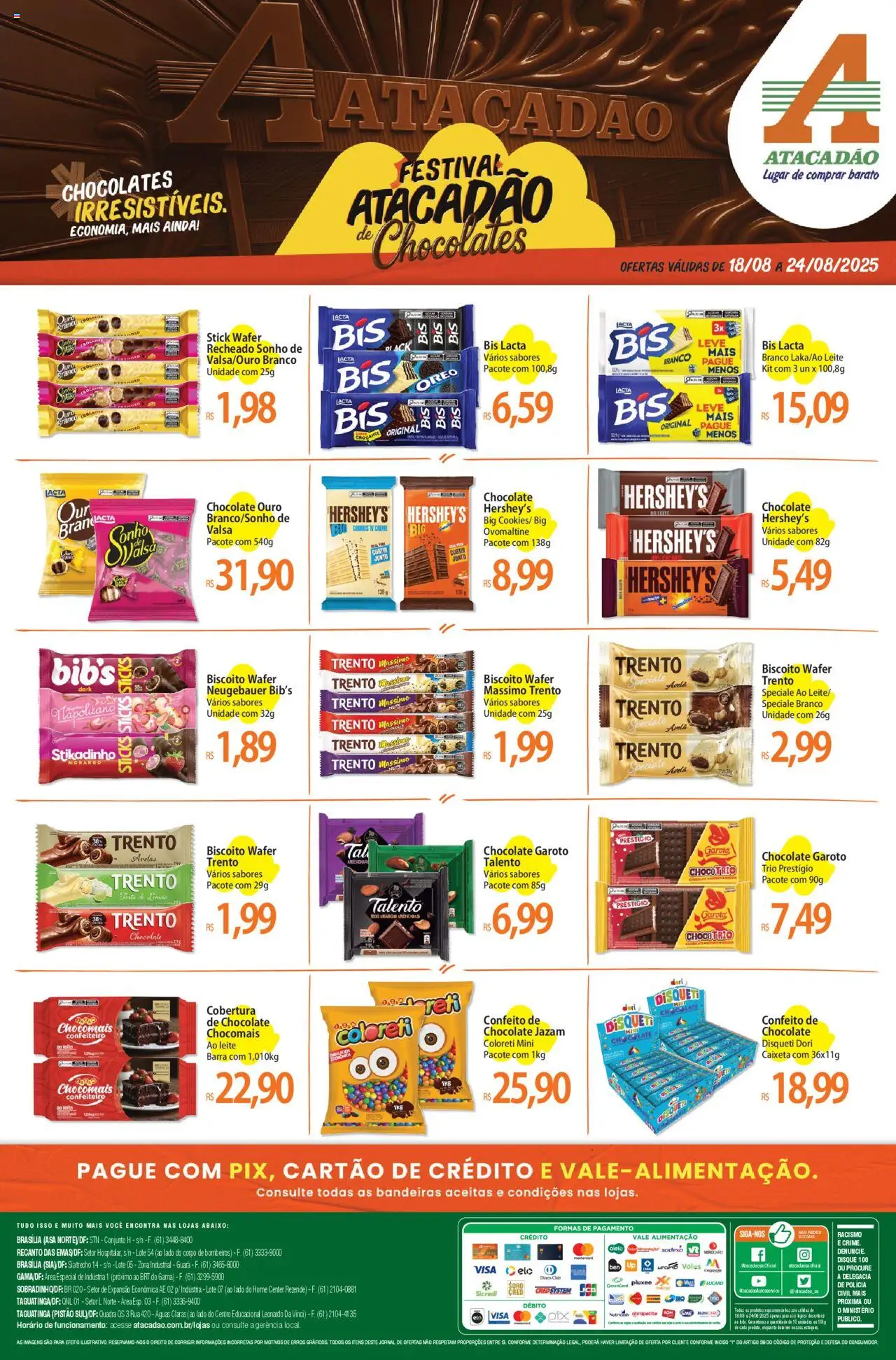 Atacadão folheto "Ofertas - DF" válido a partir de 18/08/2025 - número de página 1