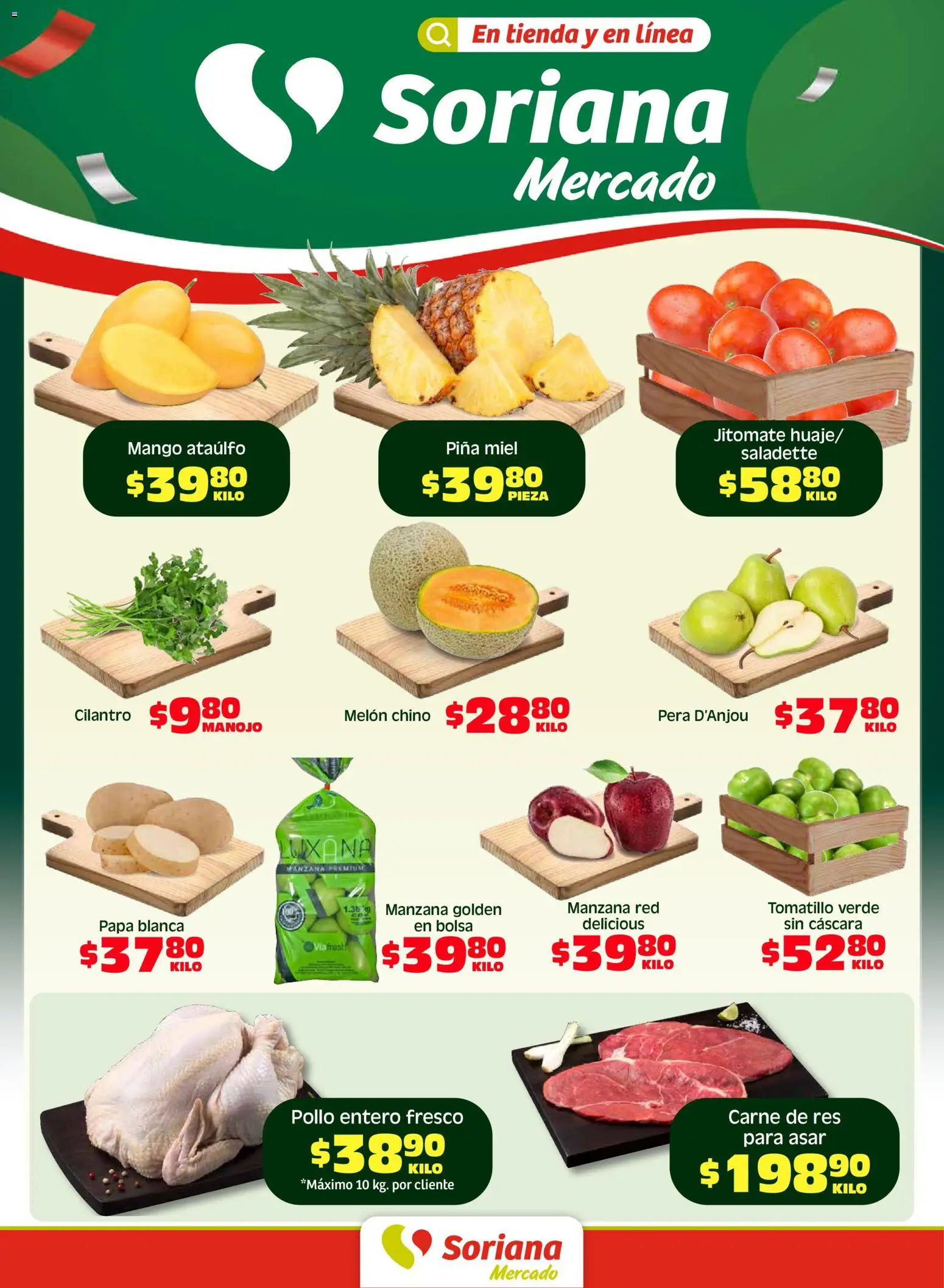 Vista previa las ofertas de la tienda Soriana - Soriana Fin de Semana Mercado: Nuevo León desde el 17/04/2026 