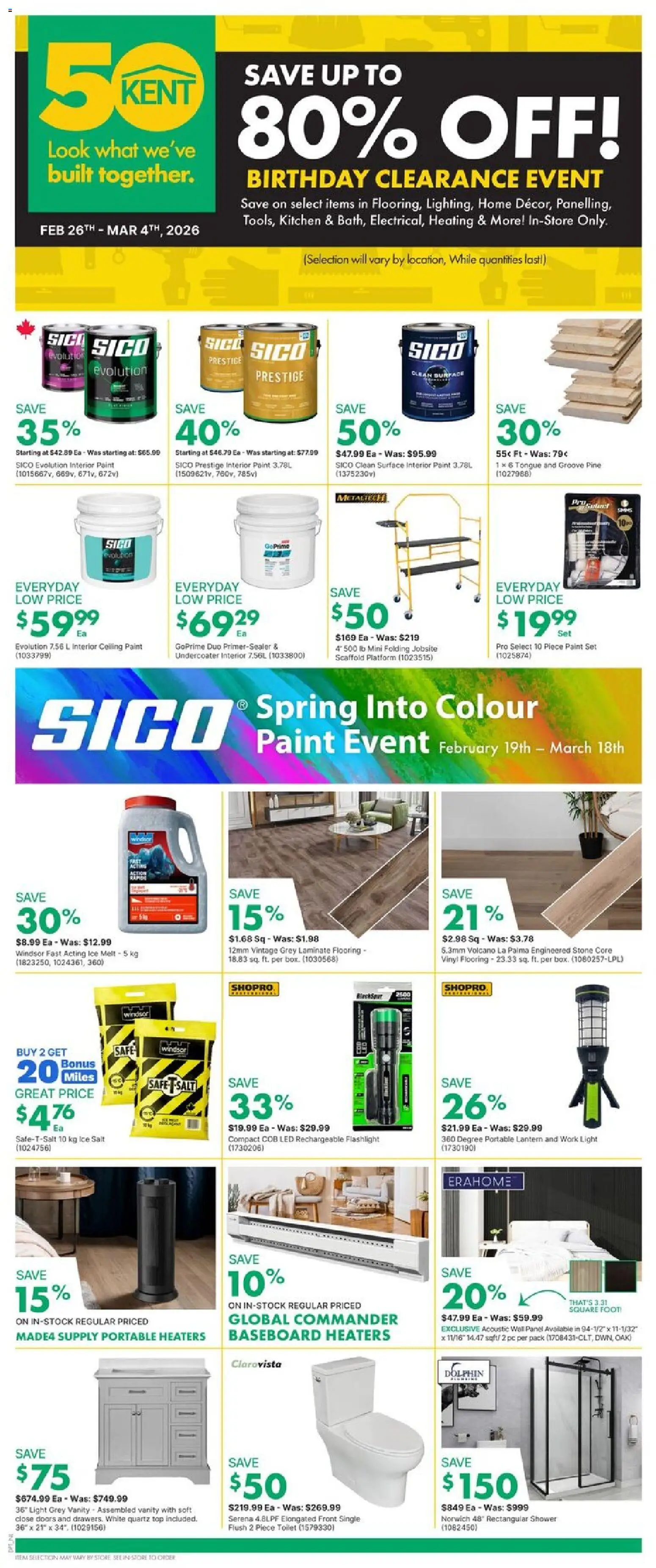 Preview of leaflet Weekly Flyer - NL from shop Kent is valid from Feb 26, 2026