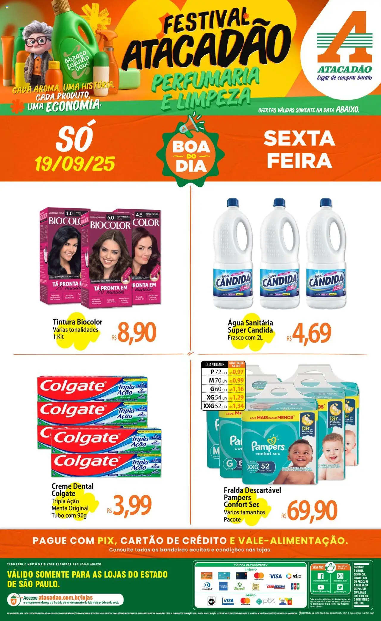 Atacadão folheto "Ofertas - SP" válido a partir de 19/09/2025 - número de página 1