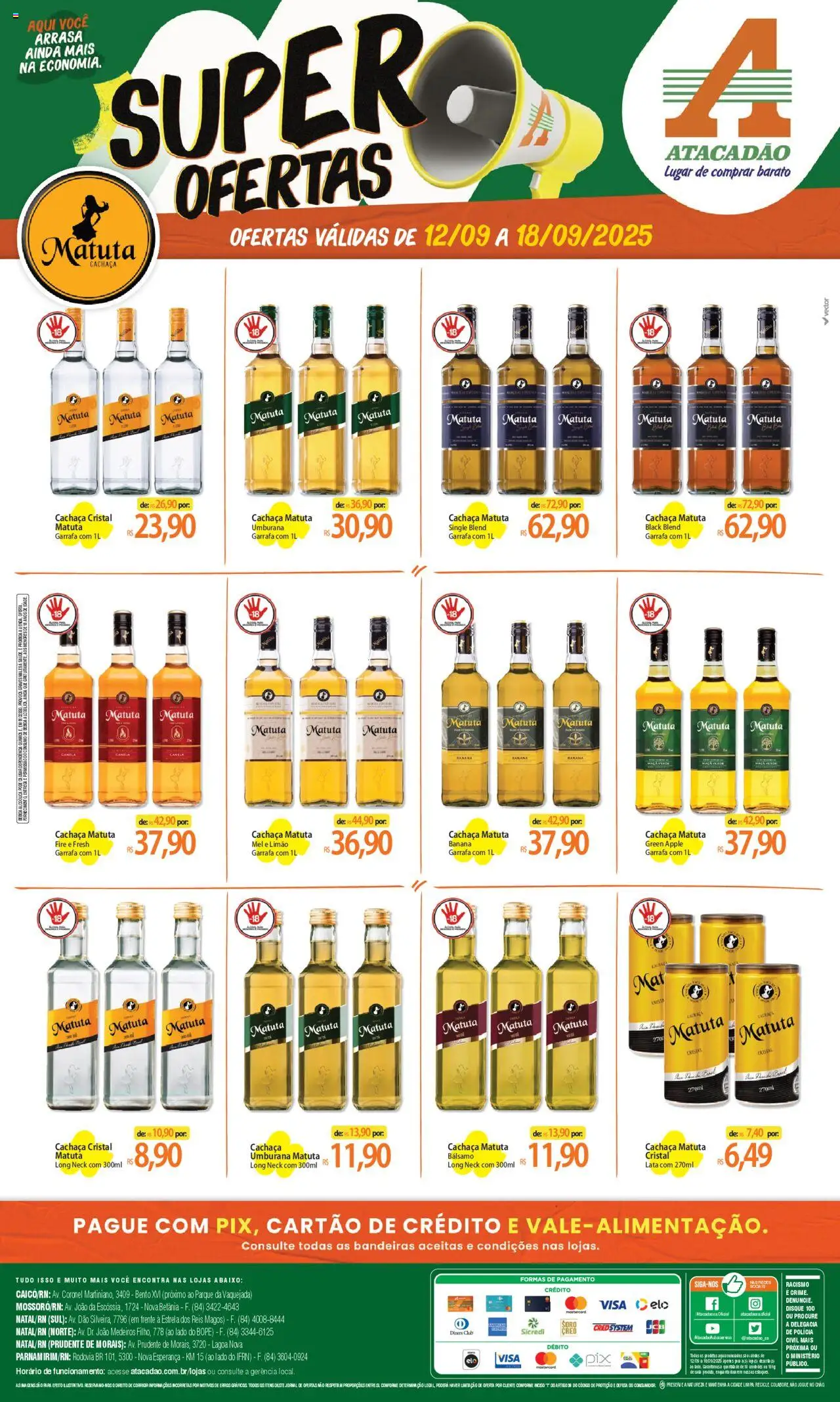 Atacadão folheto "Ofertas - RN" válido a partir de 12/09/2025 - número de página 1