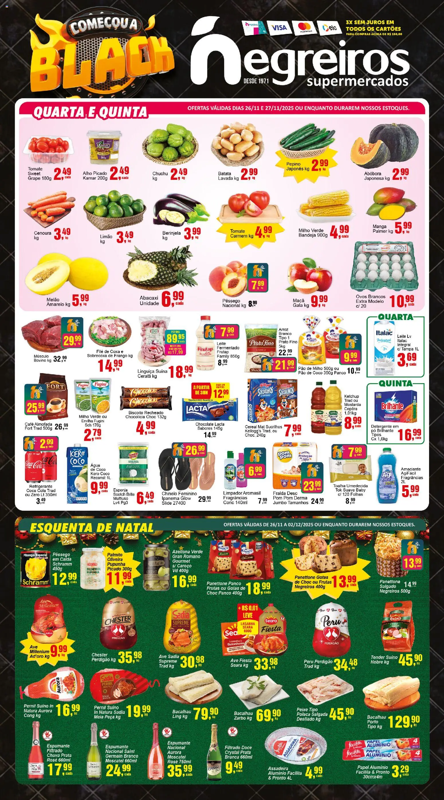 Pré-Visualização do folheto "Black Friday" da loja Negreiros válido a partir de 26/11/2025