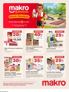  Vista previa del prospecto Ofertas Mundo Saludable del almacen Makro válida del 30/01/2026 al 05/02/2026
