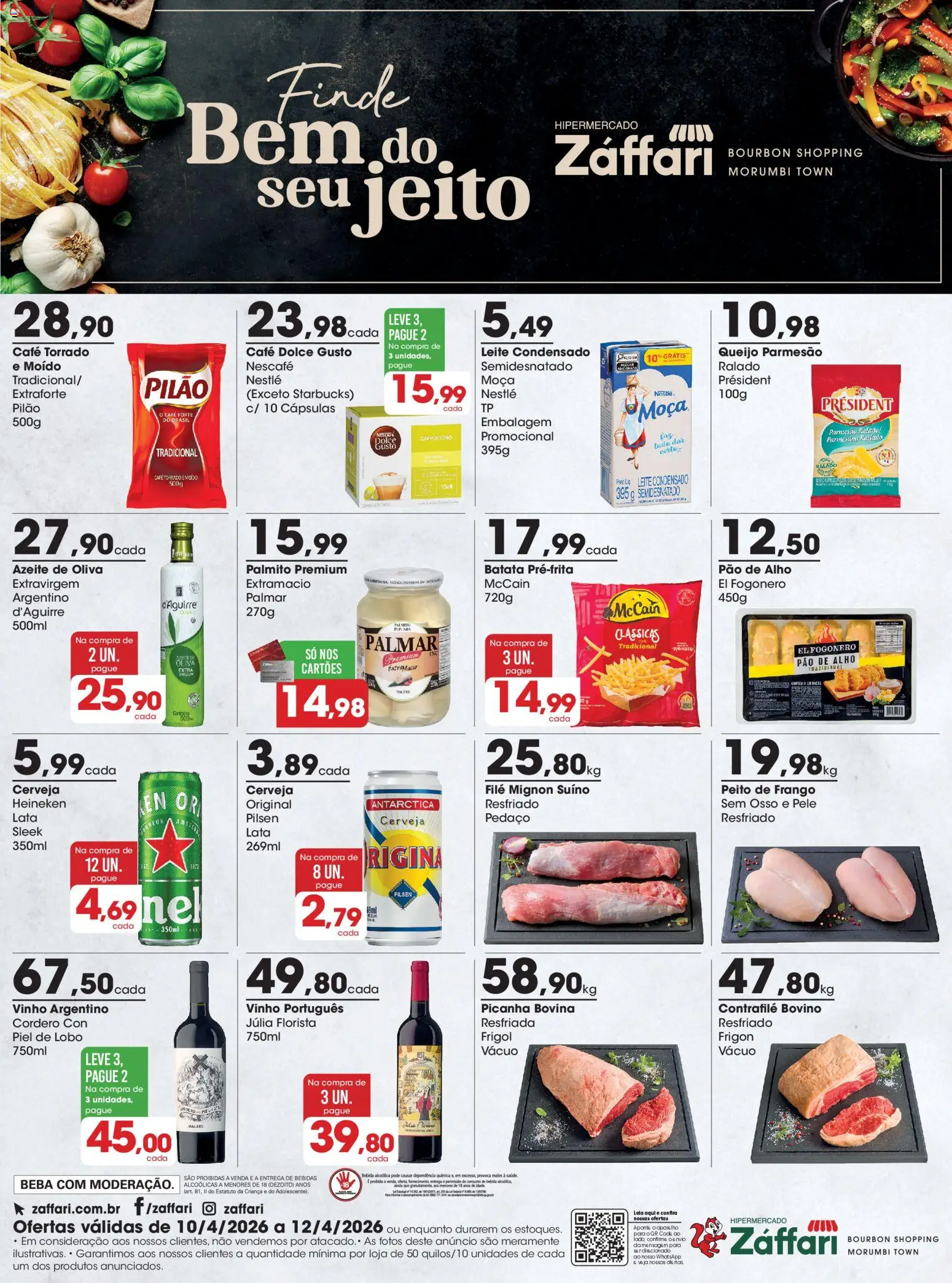 Pré-Visualização do folheto "Zaffari ofertas Final de Semana - SP" da loja Zaffari válido a partir de 10/04/2026