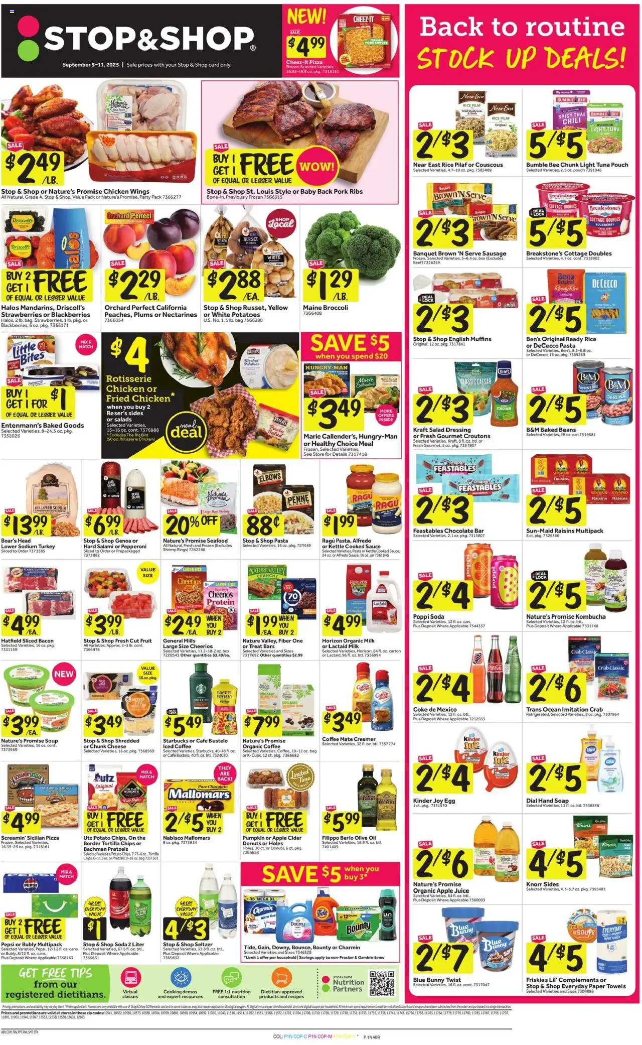 Stop & Shop Weekly Circular - NY from 09/05/2025 - Flyer - Page number 1
