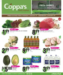 Preview of leaflet Weekly flyer / circulaire from shop Coppas Fresh Market is valid from Jan 08, 2026