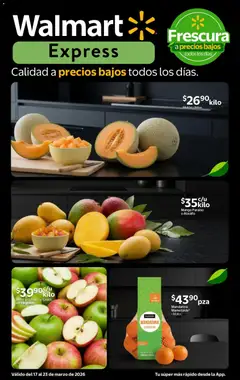 Vista previa las ofertas de la tienda Walmart Express - Walmart Express folleto Calidad a precios bajos desde el 17/03/2026 