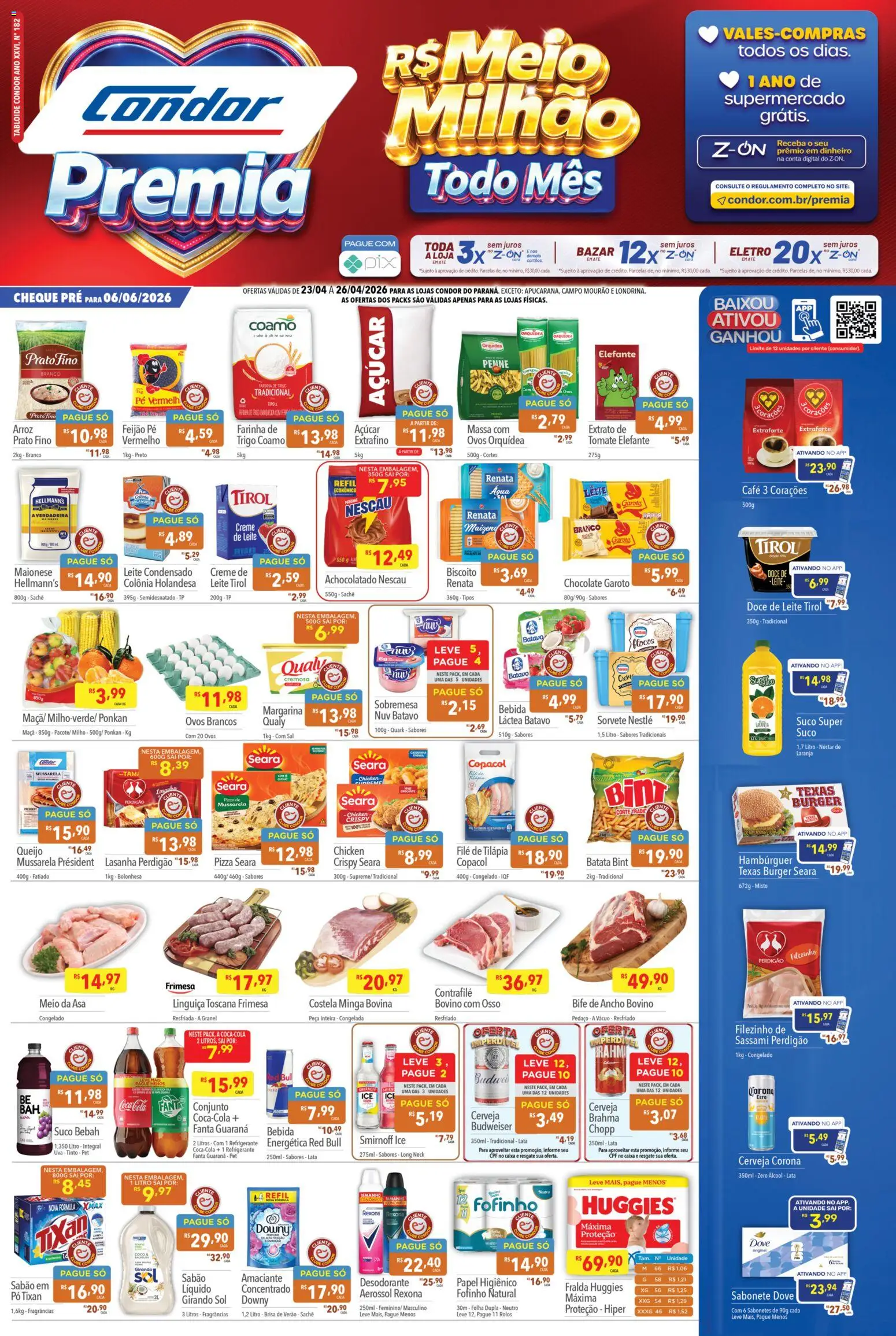 Pré-Visualização do folheto "Supermercados Condor - Ofertas da semana" da loja Supermercados Condor válido a partir de 23/04/2026