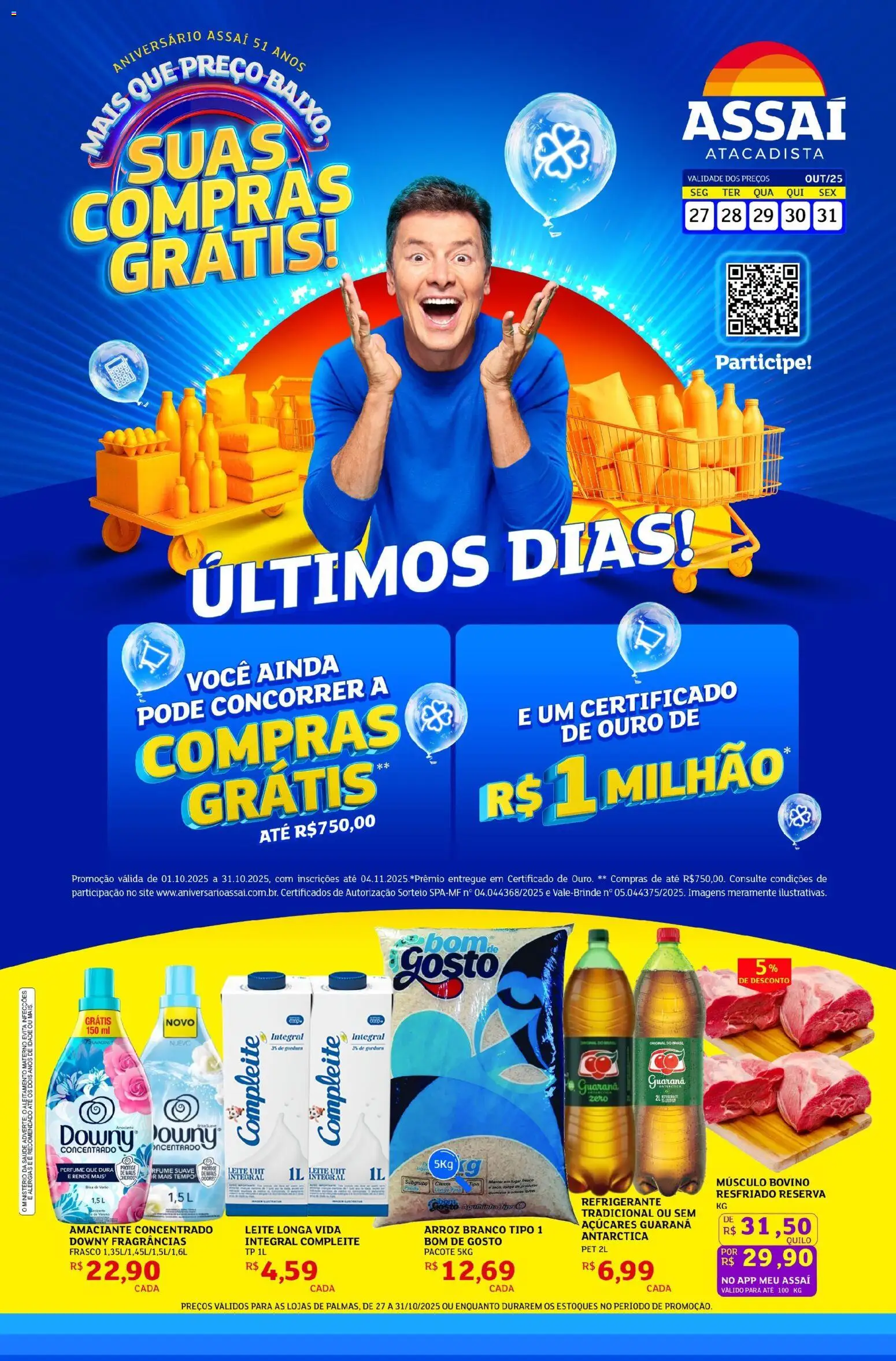 Assaí Atacadista folheto "Encarte - TO" válido a partir de 27/10/2025 - número de página 1