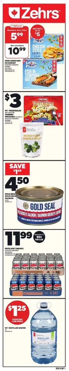 Un aperçu du dépliant Weekly flyer / circulaire du magasin Zehrs est valide à partir 24 juill. 2025