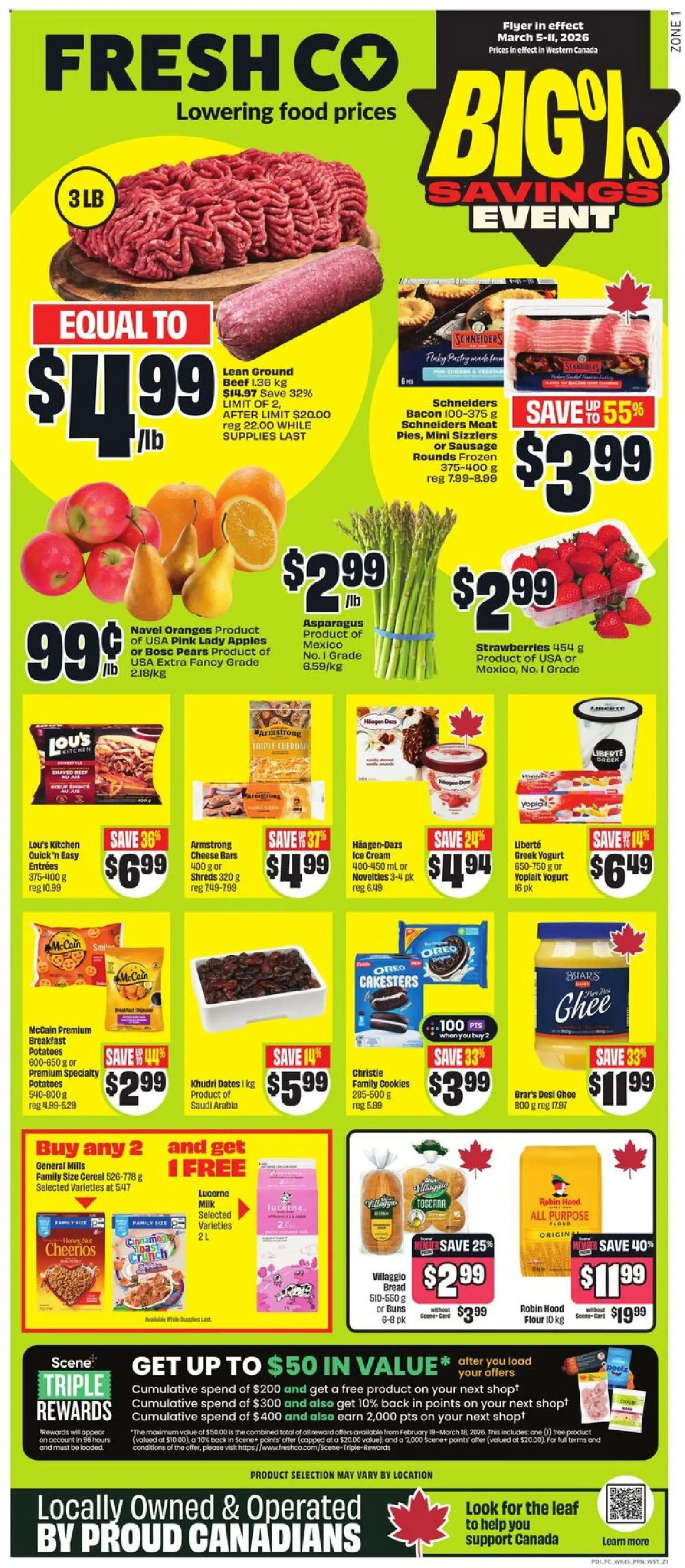 Preview of leaflet FreshCo flyer Weekly West - ON from shop FreshCo is valid from Mar 05, 2026
